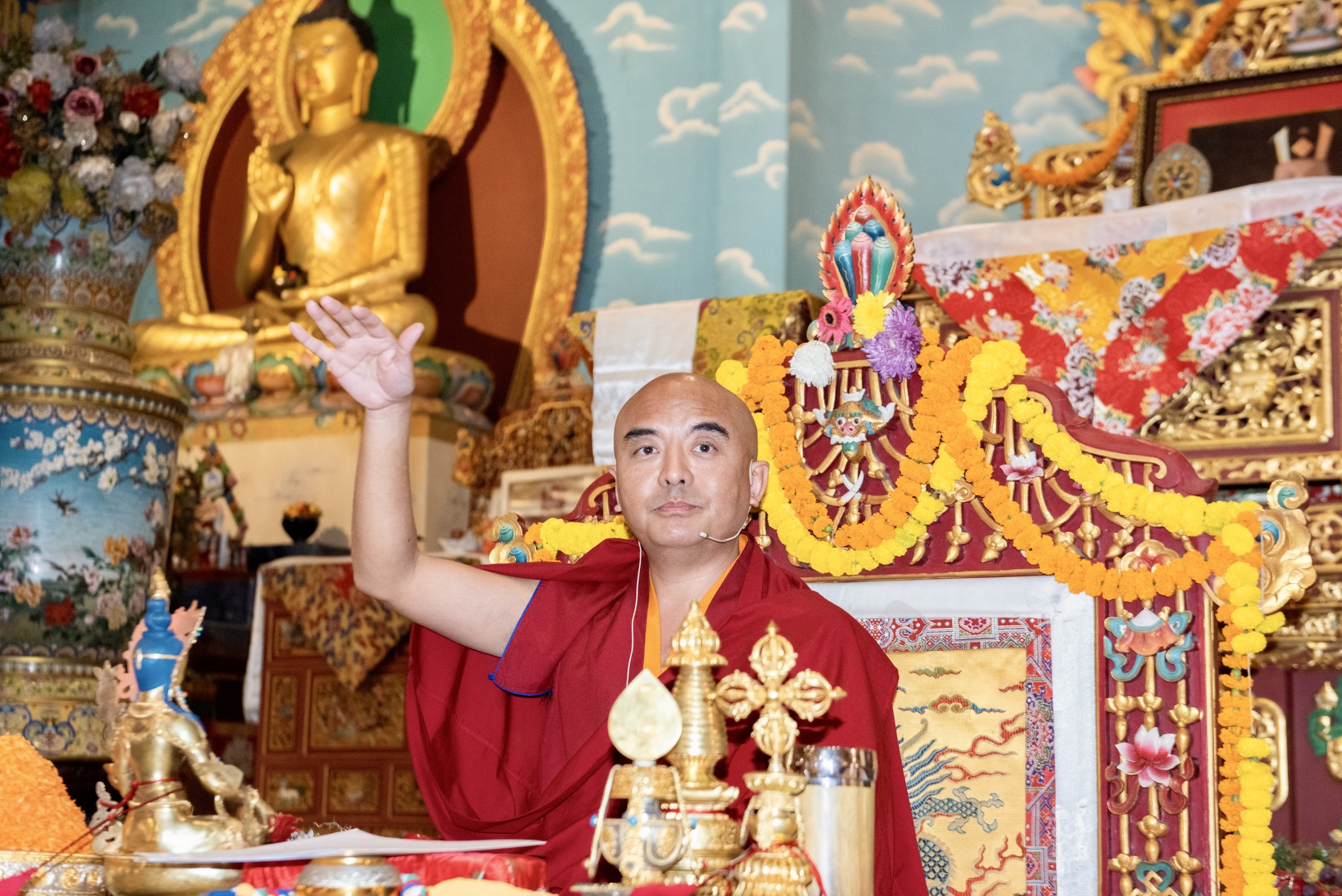 Kyabje Yongey Mingyur Rinpoche Presides over the 10th Arya Kshema